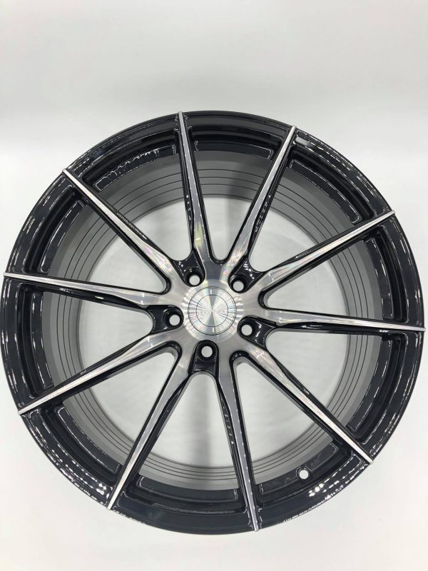 Vertini RF1.1 GLOSS BLACK TINTED FACE 20x9 20x10.5 5x114.3 ET. 47-32 Set of 4 Wheels ORL Online Sale