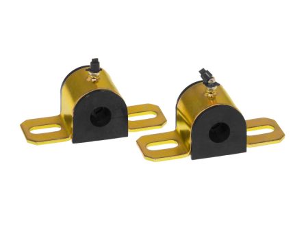 Prothane Universal Greasable Sway Bar Bushings - 1 2in - Type A Bracket - Black Online Hot Sale