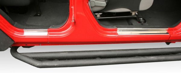 Rugged Ridge 07-18 Jeep Wrangler 4 Door Stainless Steel Door Entry Guards Online now