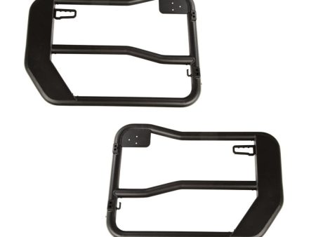 Rugged Ridge Fortis Front Tube Doors with Mirrors 18-23 Jeep Wrangler JL JT Online now