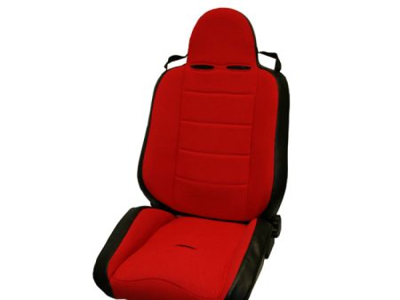 Rugged Ridge XHD Off-road Racing Seat Reclinable Red 76-02 CJ&Wr Supply