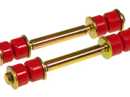 Prothane Universal End Link Set - 4 3 4in Mounting Length - Red Online Sale