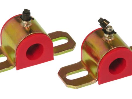 Prothane Universal Greasable Sway Bar Bushings - 18MM - Type A Bracket - Red Cheap