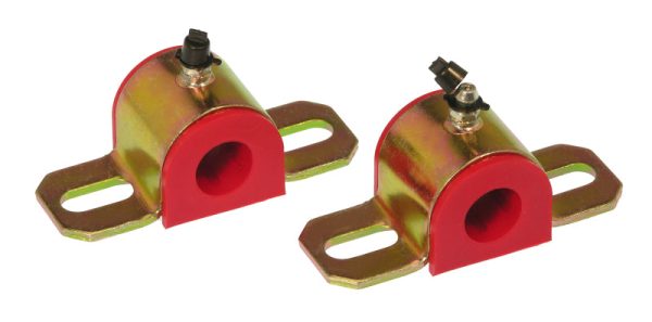 Prothane Universal Greasable Sway Bar Bushings - 18MM - Type A Bracket - Red Cheap