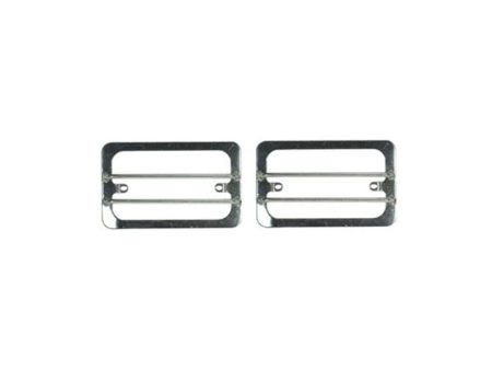 Rugged Ridge 97-06 Jeep Wrangler TJ Stainless Steel Side Marker   Turn Signal Euro Guard Set Online Hot Sale