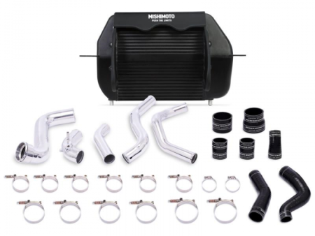 Ford F-150 EcoBoost Performance Intercooler Kit, 2011-2014, Silver Intercooler and Black Pipes Online Sale