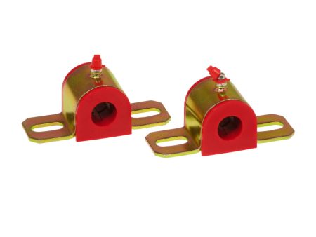 Prothane Universal Greasable Sway Bar Bushings - 13 16in - Type B Bracket - Red Online Hot Sale