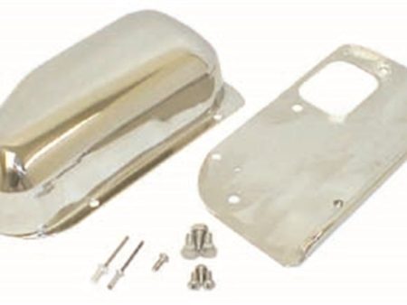 Rugged Ridge 76-86 Jeep CJ Stainless Steel Wiper Motor Cover Kit Sale