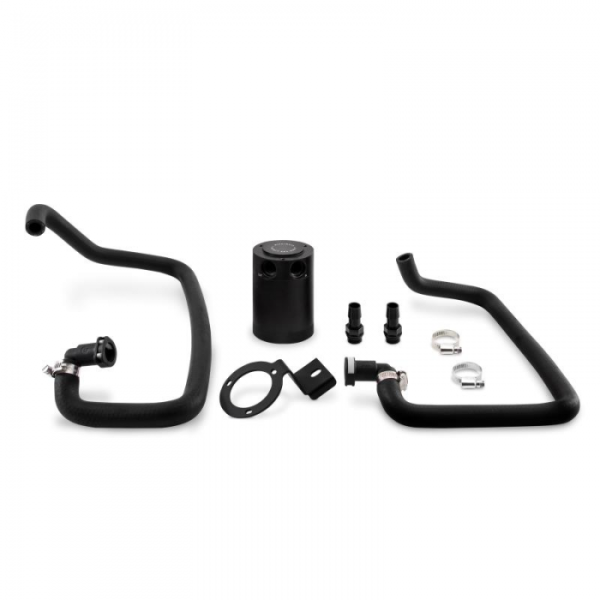 Ford Mustang EcoBoost Baffled Oil Catch Can, PCV Side, 2015+ Black on Sale