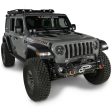 Rugged Ridge 18-20 Jeep Wrangler JL JT Arcus Front Bumper Set w  Overrider Online now