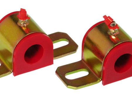 Prothane Universal Greasable Sway Bar Bushings - 7 8in - Type B Bracket - Red For Cheap