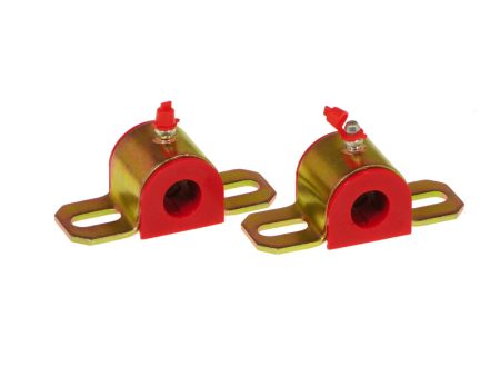 Prothane Universal Greasable Sway Bar Bushings - 11 16in - Type A Bracket - Red For Sale