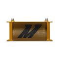 Universal 19 Row Oil Cooler, Gold Cheap