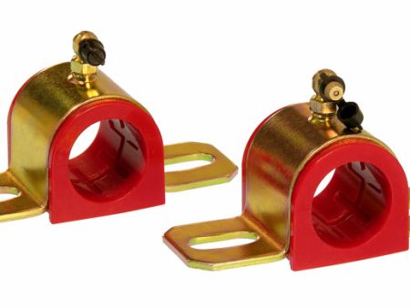 Prothane Universal 90 Deg Greasable Sway Bar Bushings - 31MM - Type B Bracket - Red Online now