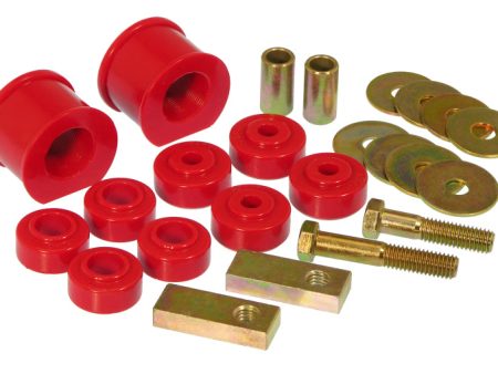 Prothane 76-89 Chrysler Front Sway Bar Bushings - 1in - Red Online Sale