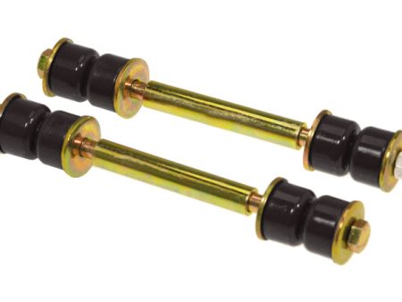 Prothane Universal End Link Set - 5in Mounting Length - Black For Discount