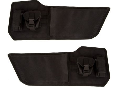 Rugged Ridge Door Storage Panel Pair w Pouches 11-18 JK For Sale