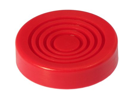 Prothane Universal Jack Pad 3in Diameter Model - Red Fashion