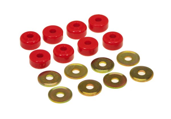 Prothane Universal End Link Bushings & Washers - 5 8 x 1 1 8 OD - Red on Sale