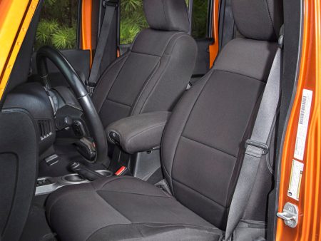 Rugged Ridge Seat Cover Kit Black 07-10 Jeep Wrangler JK 2dr on Sale