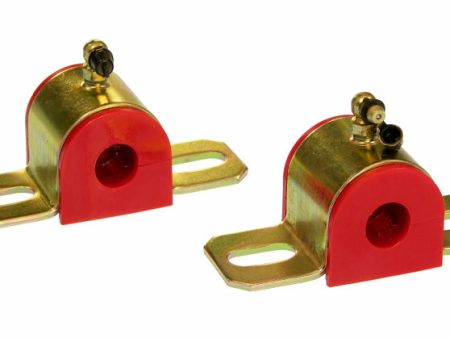 Prothane Universal 90 Deg Greasable Sway Bar Bushings - 11 16in - Type B Bracket - Red Hot on Sale