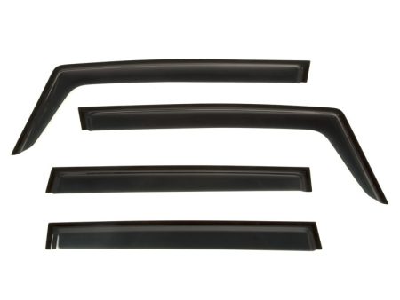 Rugged Ridge Window Visor 4-pc set Black 15-18 Renegade BU Fashion