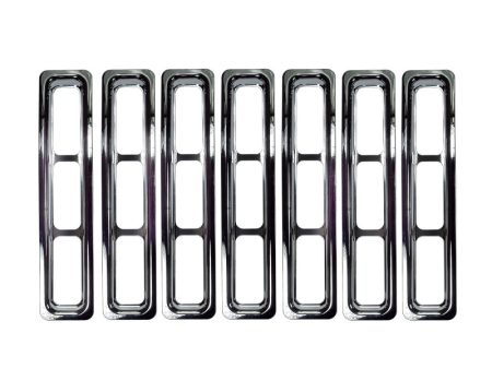 Rugged Ridge Grille Inserts Chrome 97-06 Jeep Wrangler Discount