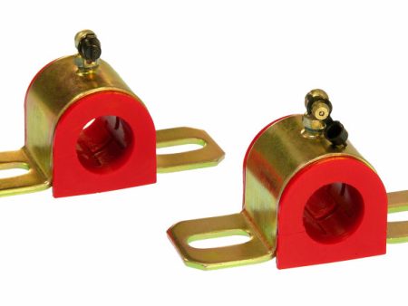 Prothane Universal 90 Deg Greasable Sway Bar Bushings - 1in - Type B Bracket - Red Sale