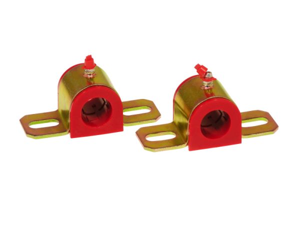 Prothane Universal Greasable Sway Bar Bushings - 26MM - Type B Bracket - Red Sale