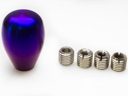 MXP Burned Titanium Tear Drop Shift Knob w Insert Online