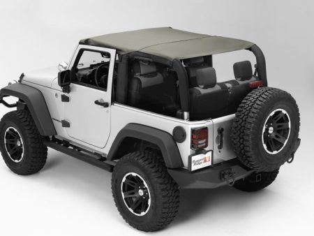 Rugged Ridge Pocket Island Topper Khaki Diamond 10-18 JK For Sale