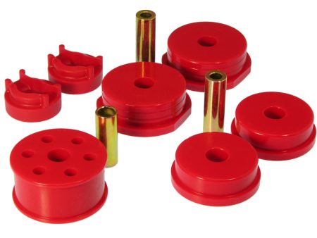 Prothane 00-05 Mitsubishi Eclipse 4cyl 4 Mount Kit - Red on Sale