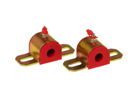 Prothane Universal Greasable Sway Bar Bushings - 9 16in - Type A Bracket - Red on Sale