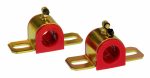 Prothane Universal 90 Deg Greasable Sway Bar Bushings - 27MM - Type B Bracket - Red Cheap