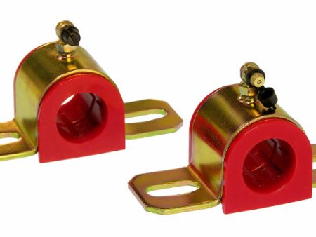 Prothane Universal 90 Deg Greasable Sway Bar Bushings - 27MM - Type B Bracket - Red Cheap