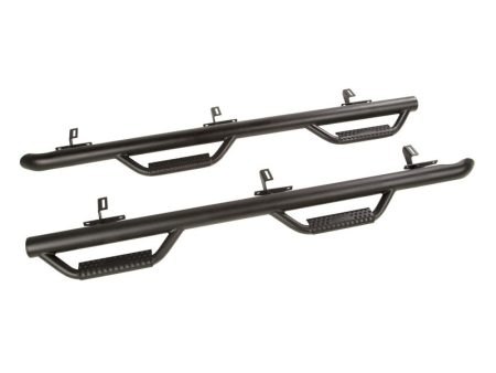 Rugged Ridge Spartan Nerf Bar Textured Black 07-18 Jeep Wrangler JKU 4 Door For Sale