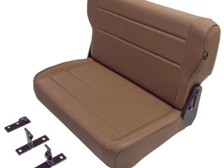 Rugged Ridge Fold & Tumble Rear Seat Spice 76-95 Jeep CJ   Jeep Wrangler Hot on Sale