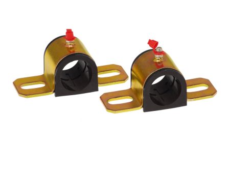 Prothane Universal Greasable Sway Bar Bushings - 1 5 16in - Type B Bracket - Black Online Hot Sale