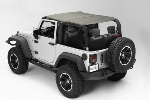 Rugged Ridge Pocket Island Topper Khaki Diamond 10-18 JK For Sale