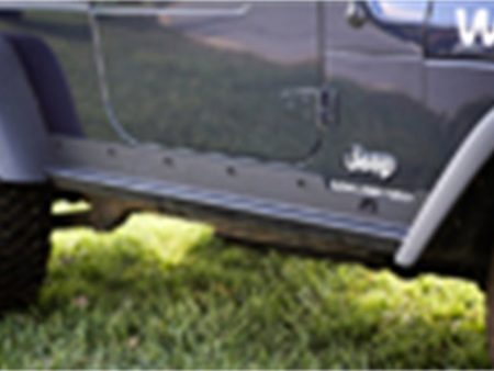 Rugged Ridge Heavy Duty Rocker Panel Guards 97-06 Jeep Wrangler TJ Online Sale