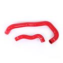 Ford 6.0L Powerstroke Twin I-Beam Chassis Silicone Coolant Hose Kit, 2005-2007, Red on Sale